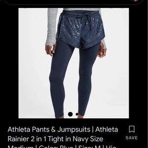 ATHLETA Rainier 2 in 1 tight